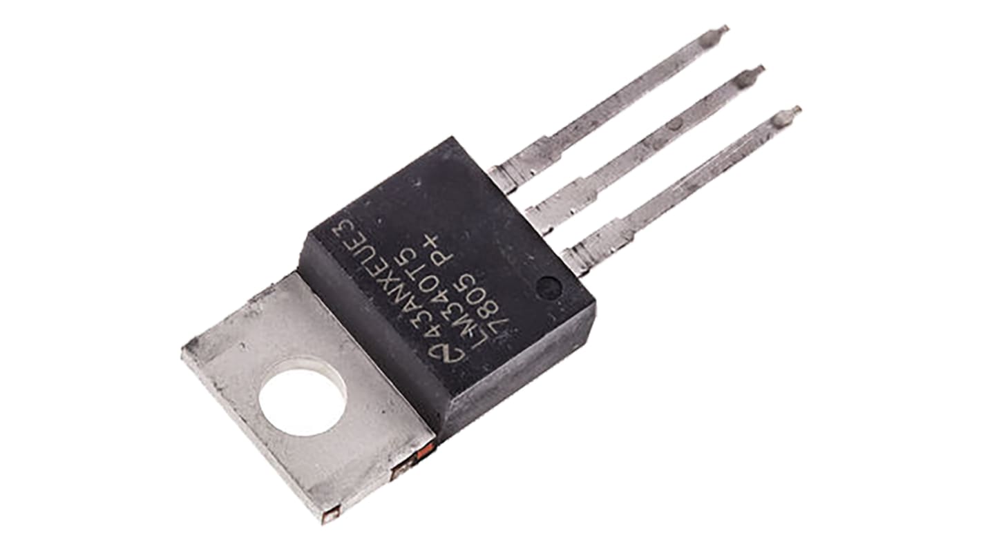 Texas Instruments LM340T-5.0/NOPB, 1 Linear Voltage, Voltage Regulator 1A, 5 V 3-Pin, TO-220