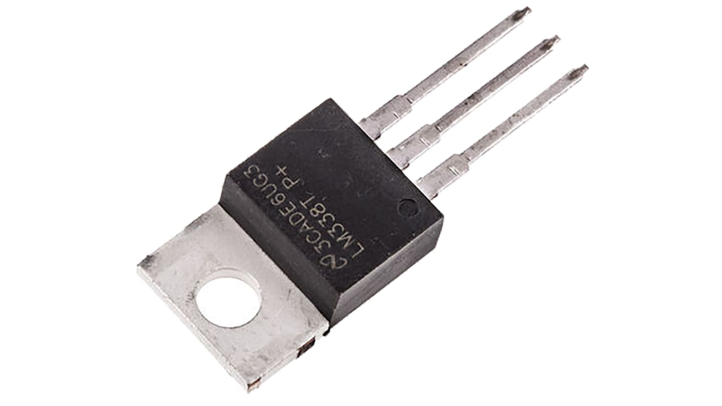 Texas Instruments 线性稳压芯片, 1.2 → 32 V输出, 5A最大输出, 单路输出, TO-220, 3针, 通孔安装, 0 °C→+125 °C