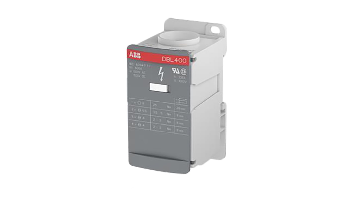 Entrelec Distribution Block, 12 Way, 2.5 → 10 (End 2) mm², 2.5 → 16 (End 2) mm², 2.5 → 35 (End 2)