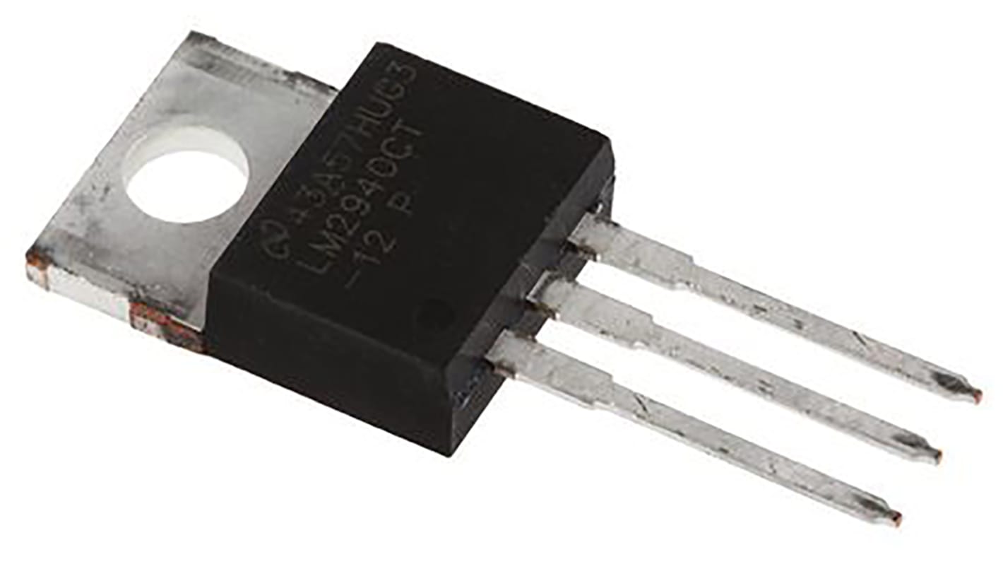 Texas Instruments LDO稳压芯片, 12 V输出, 1A最大输出, 单路输出, TO-220, 3针, 通孔安装, 0 °C→+125 °C