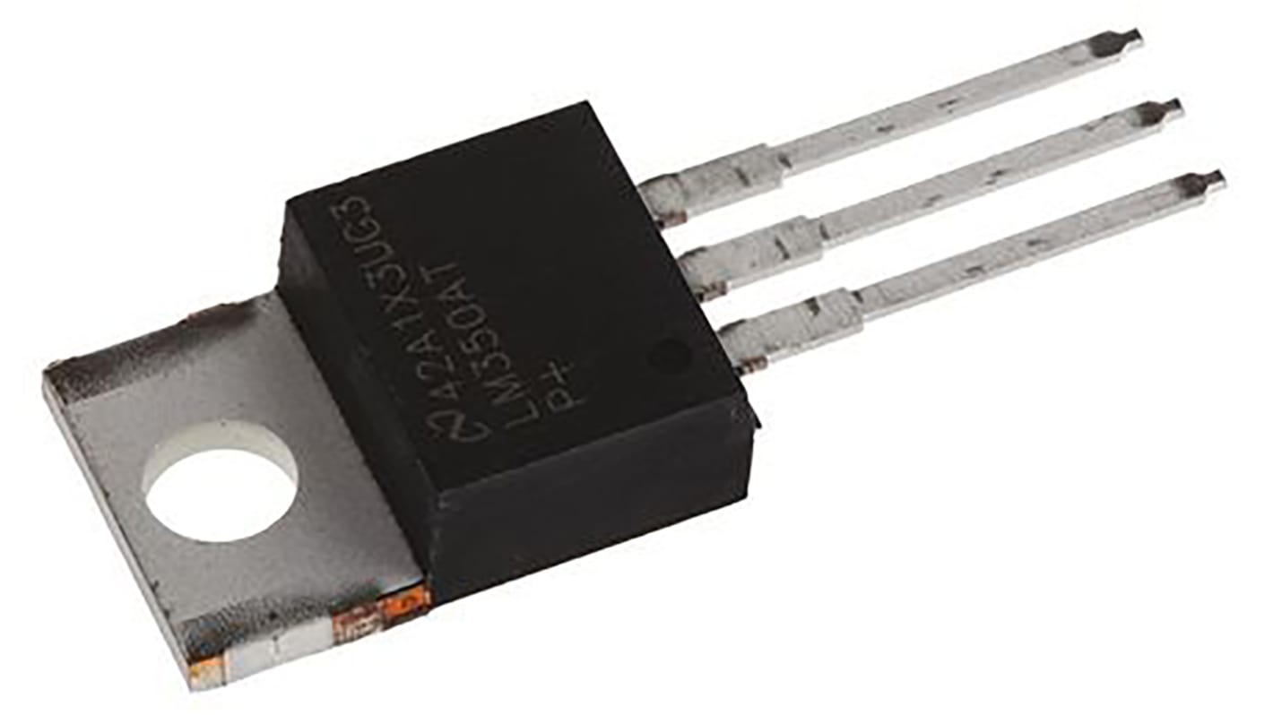 Texas Instruments 线性稳压芯片, 1.2 → 33 V输出, 3A最大输出, 单路输出, TO-220, 3针, 通孔安装, -40 °C→+125 °C, ±1%精度