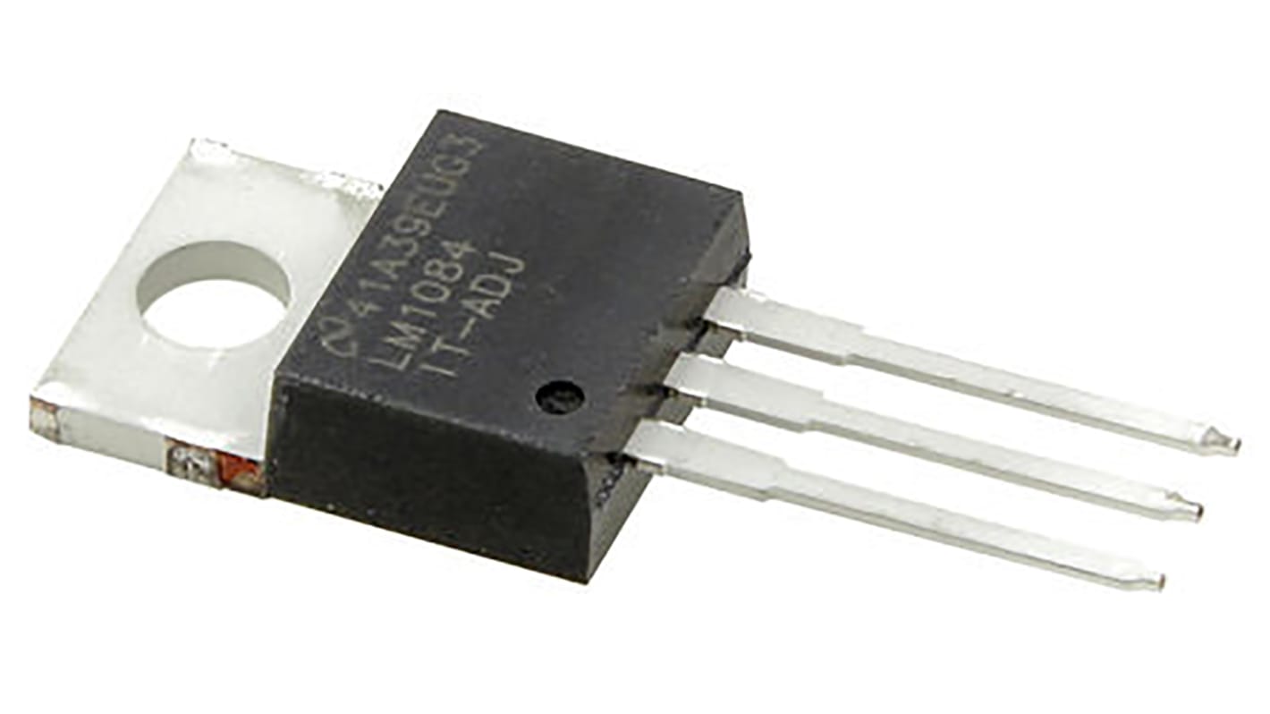 Texas Instruments LDO稳压芯片, 1.2 → 15 V输出, 5A最大输出, 单路输出, TO-220, 3针, 通孔安装, -40 °C→+125 °C