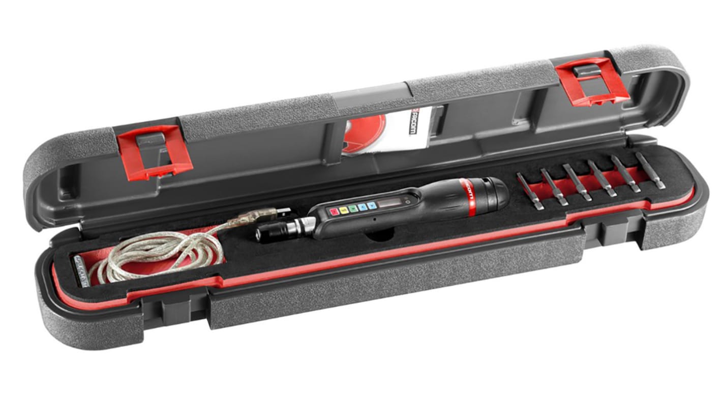 Facom Pre-Settable Phillips, Slotted Torque Screwdriver, 0.1 → 1Nm, PH 1, PH 2, PH 3, 3 mm, 4 mm, 5.5 mm Drive,