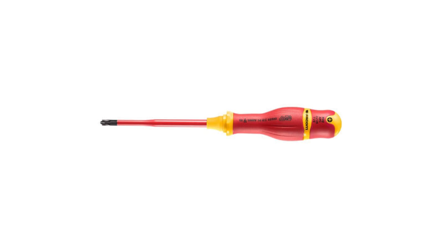 Cacciavite isolato Phillips PH2 Facom, lungh. lama 125 mm