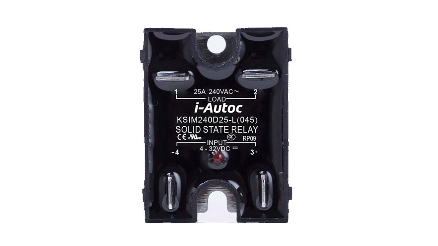Relè a stato solido KSIM240D16-L 045, Montaggio a pannello, 16 A, 280 V c.a., Zero-cross