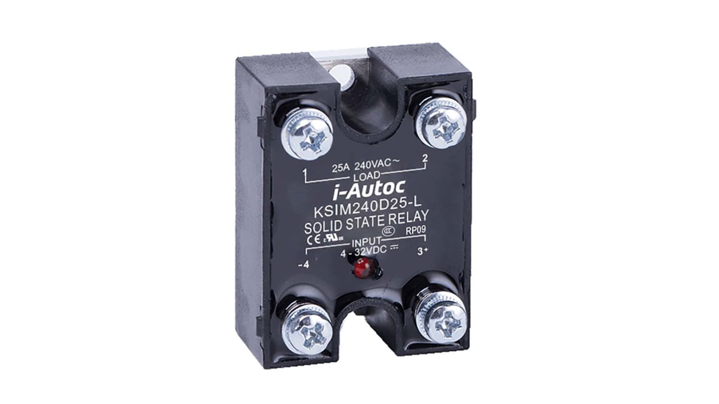 i-Autoc Solid State Relay, 10 A Load, Panel Mount, 440 V ac Load, 32 V dc Control