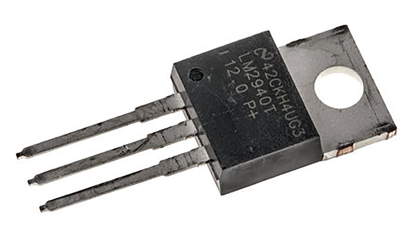 Texas Instruments LM2940T-12.0/NOPB, 1 Low Dropout Voltage, Voltage Regulator 1A, 12 V 3-Pin, TO-220