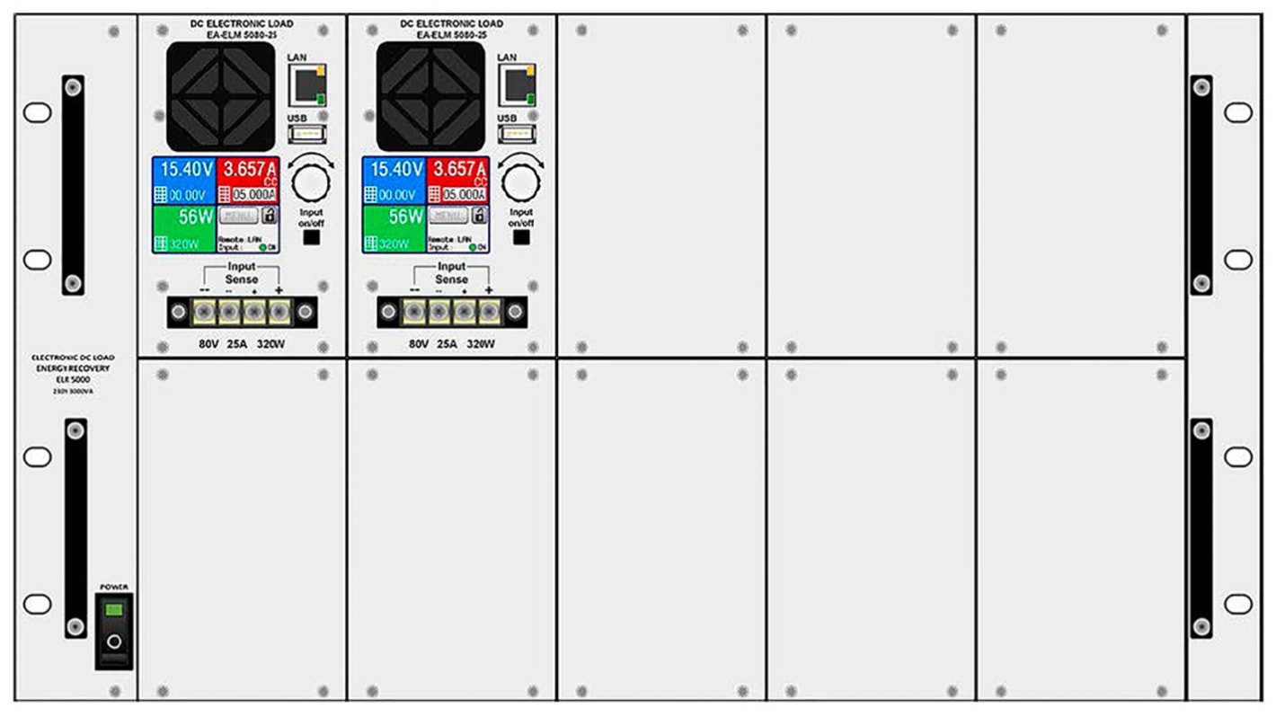 EA Elektro-Automatik EA-FP ELM 5000 DUMMY PANEL KIT ALU Leerfrontplattensatz für Serie ELM 5000