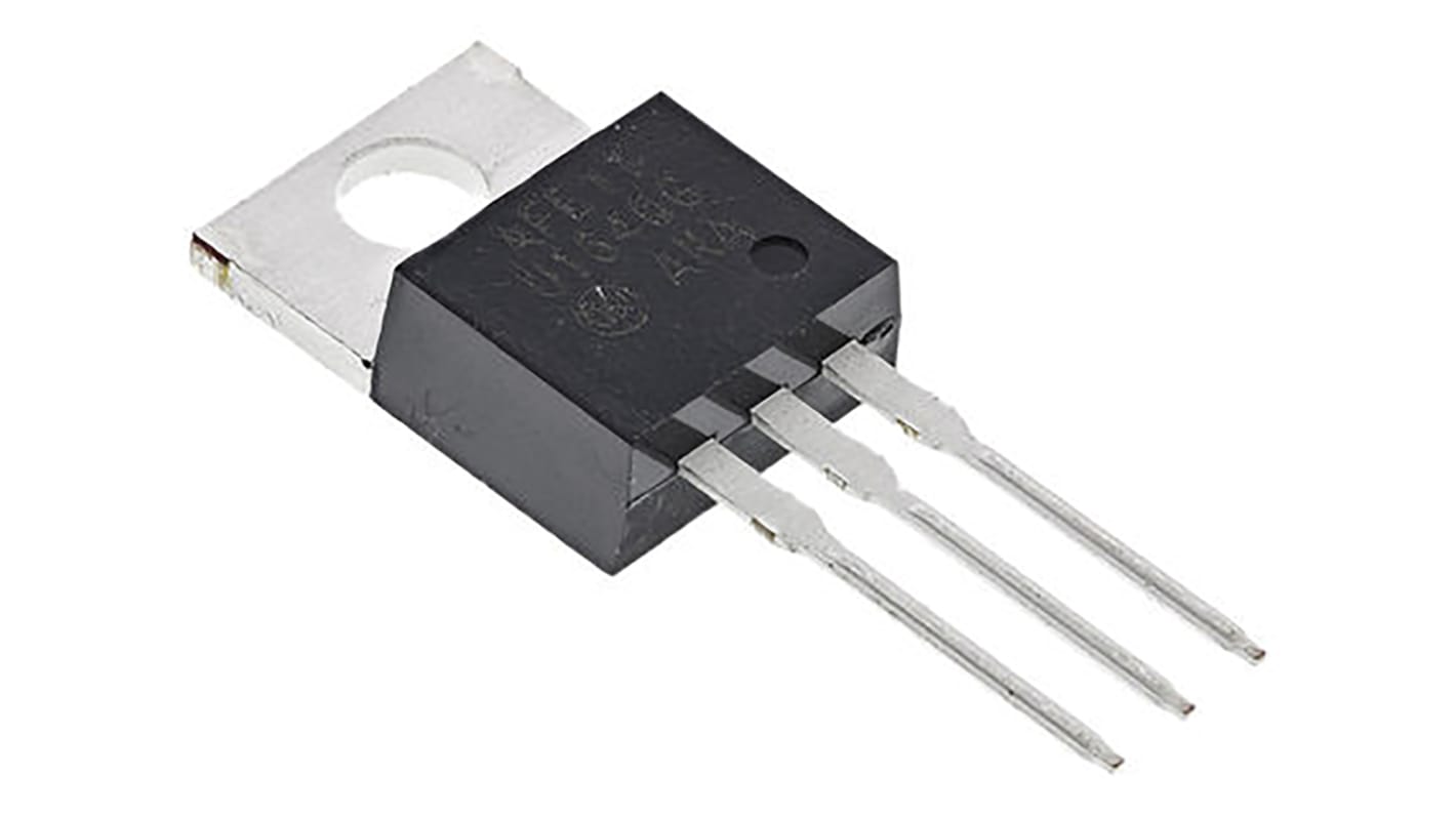 Diodo, MUR1640CTG, Conmutación, 16A, 400V Conexión de silicio, 60ns, TO-220AB, 3-Pines 1.3V