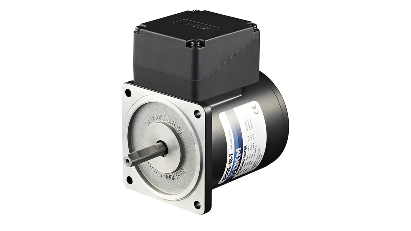 DKM Reversible Induction AC Motor, 25 W, 3 Phase, 4 Pole, 220 V