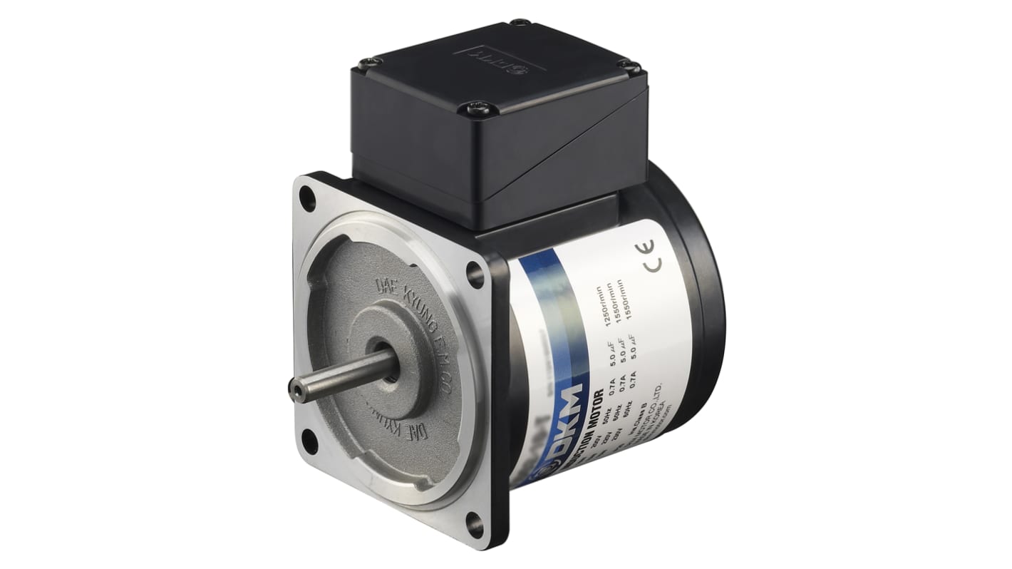 DKM Reversible Induction AC Motor, 6 W, 1 Phase, 4 Pole, 220 V, 240 V