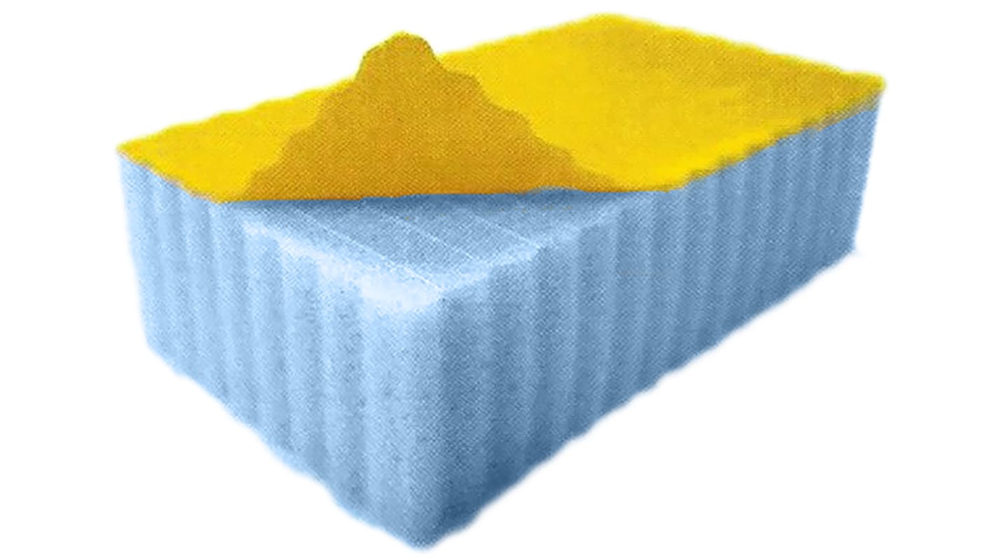 RS PRO No Melamine Foam Acoustic Insulation, 1.25m x 600mm x 50mm