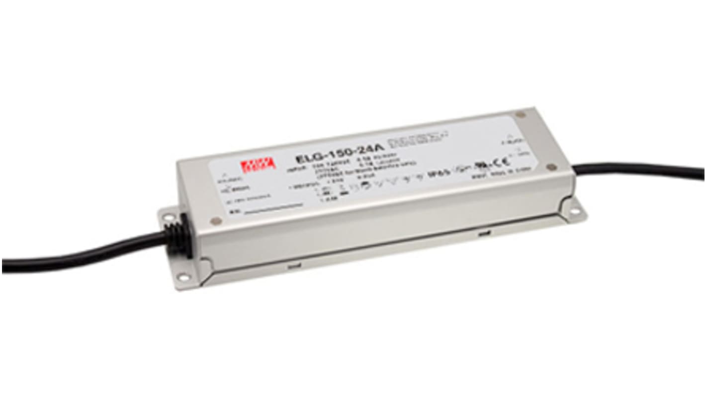 MEAN WELL LED Driver, 54V Output, 150W Output, 2.8A Output, Constant Current / Constant Voltage Dimmable