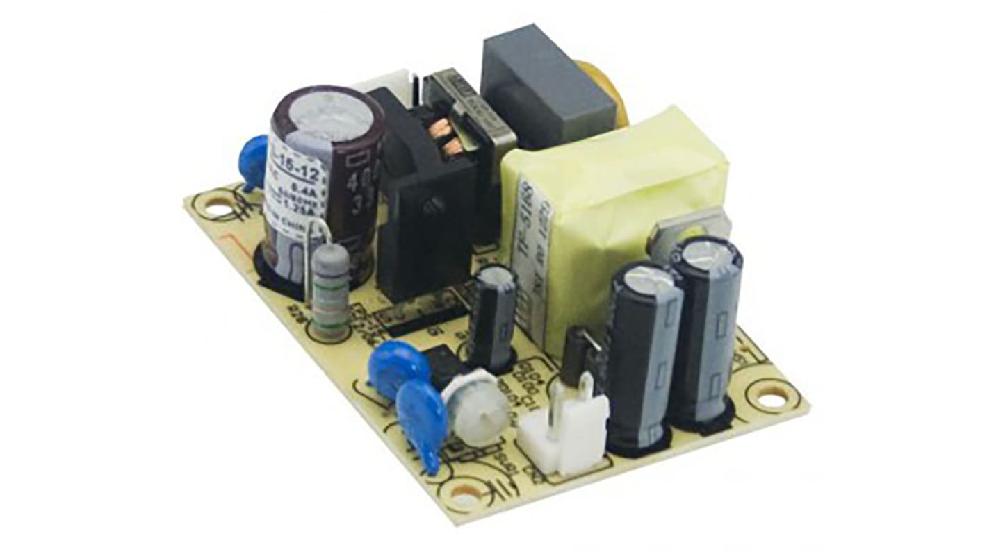 MEAN WELL Switching Power Supply, EPS-65S-24, 24V dc, 2.71A, 65W, 1 Output, 127 → 370 V dc, 90 → 264 V ac
