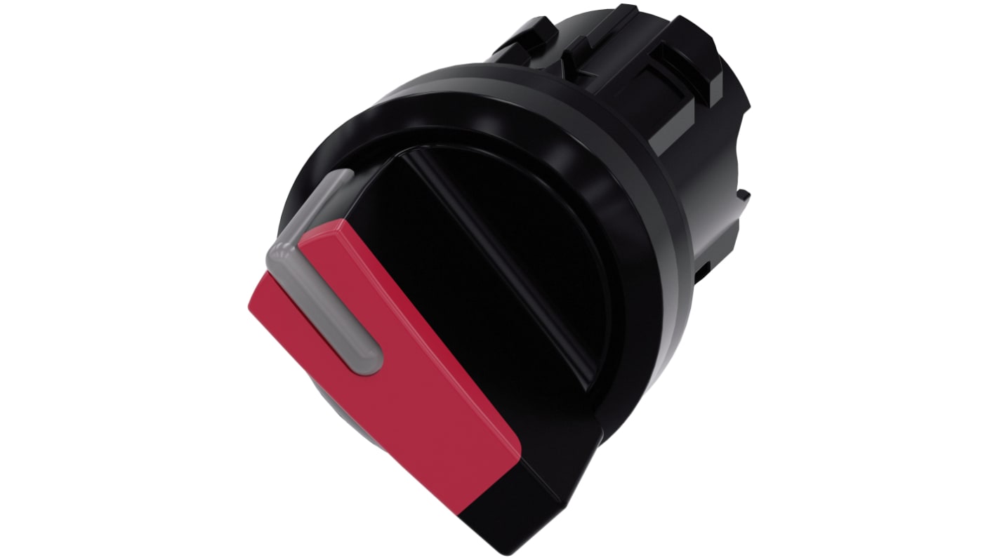Siemens SIRIUS ACT 3SU10 Series 2 Position Selector Switch Head, 22mm Cutout