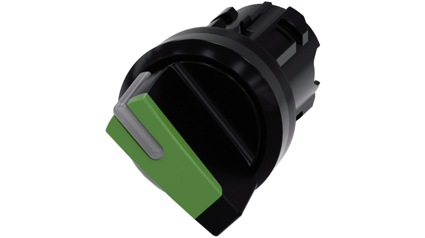 Siemens SIRIUS ACT 3SU10 Series 2 Position Selector Switch Head, 22mm Cutout