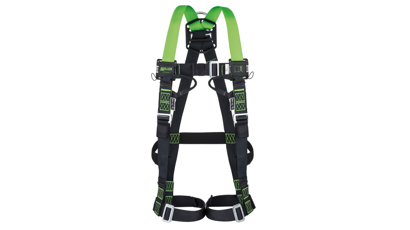 Honeywell Safety T. 2 : 1032840 Front, Rear Attachment Safety Harness, 140kg Max, M/L