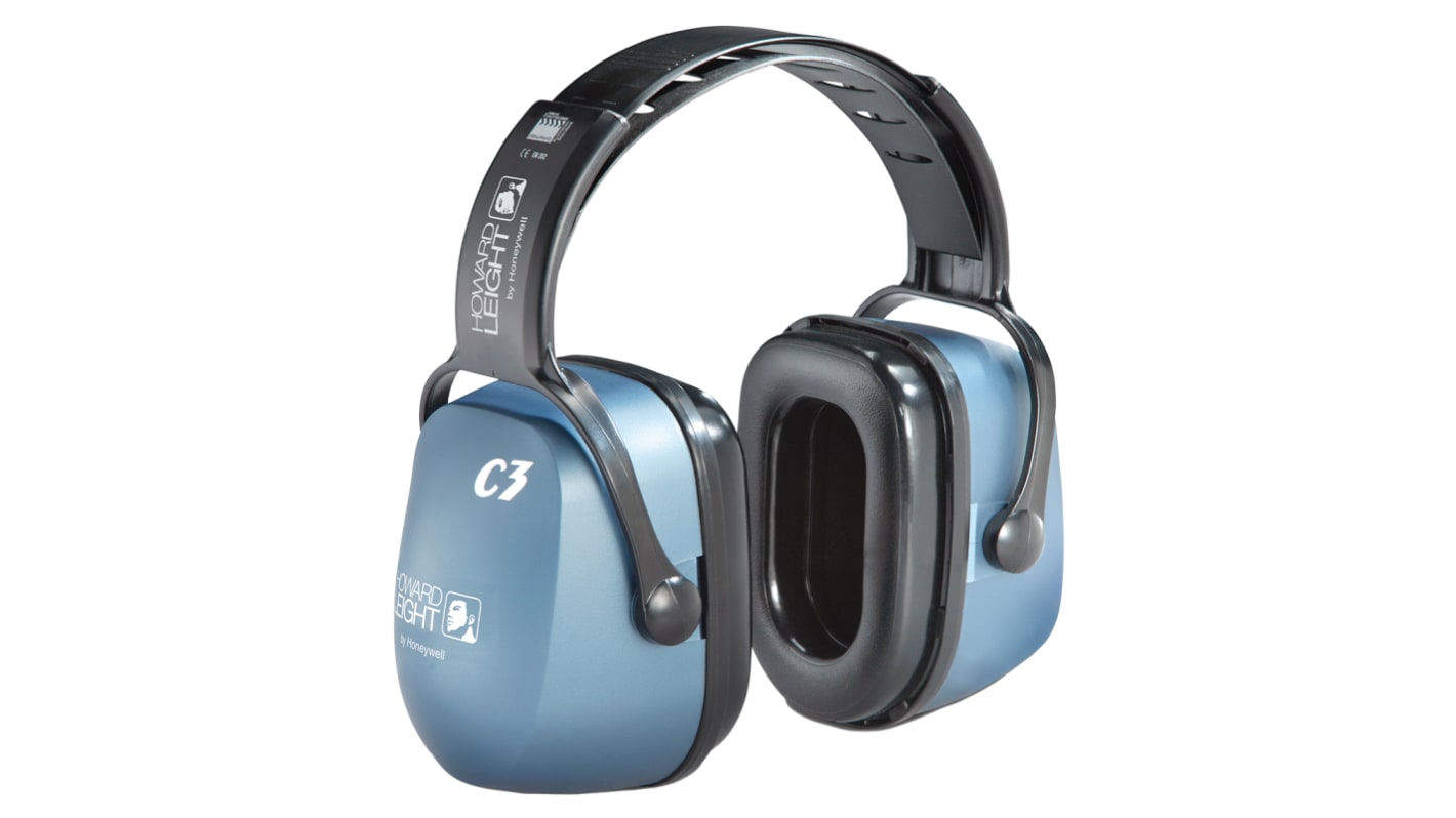 Honeywell Safety Clarity C3 Ear Defender with Headband, 33dB, Blue