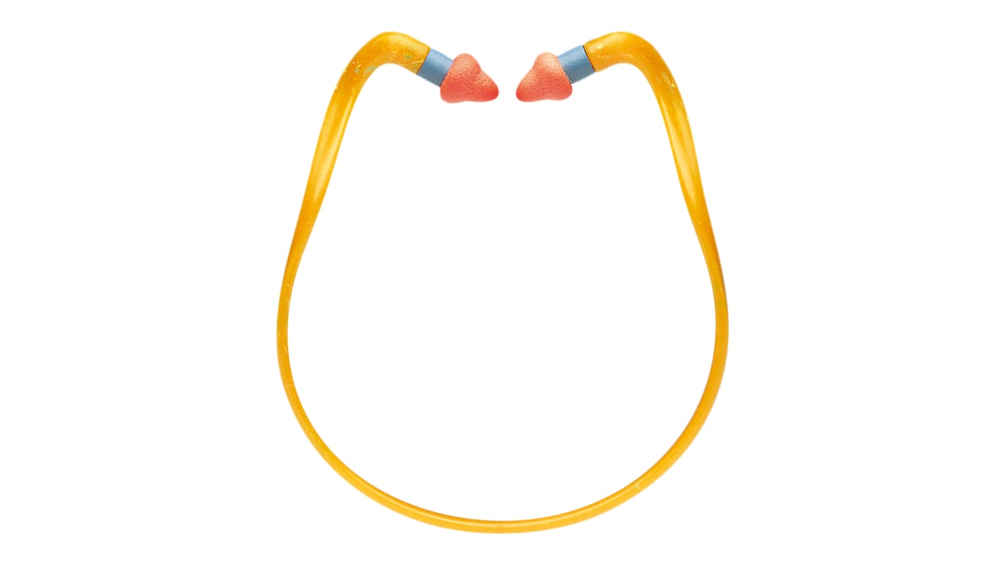 Honeywell Safety Mehrweg Gehörschutzstöpsel, Polyurethan Blau/Orange, SNR 24dB, 10 Paar