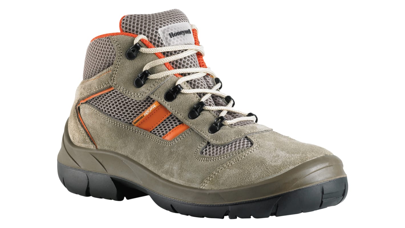 Honeywell Safety Bacou Solana S1P Grey Polymer Toe Capped Safety Boots, UK 6.5, EU 40