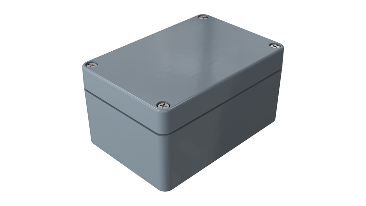 Caja Rose de Poliéster reforzado con fibra de vidrio Gris, 110 x 75 x 55mm, IP66, , Lloyds Register, Registro marítimo,