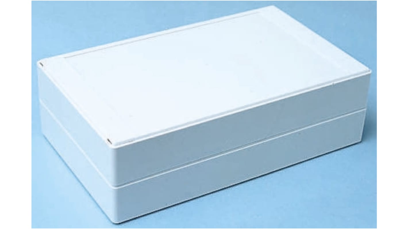 OKW Robust Box Series Grey Polycarbonate Enclosure, IP66, Grey Lid, 200 x 120 x 90mm