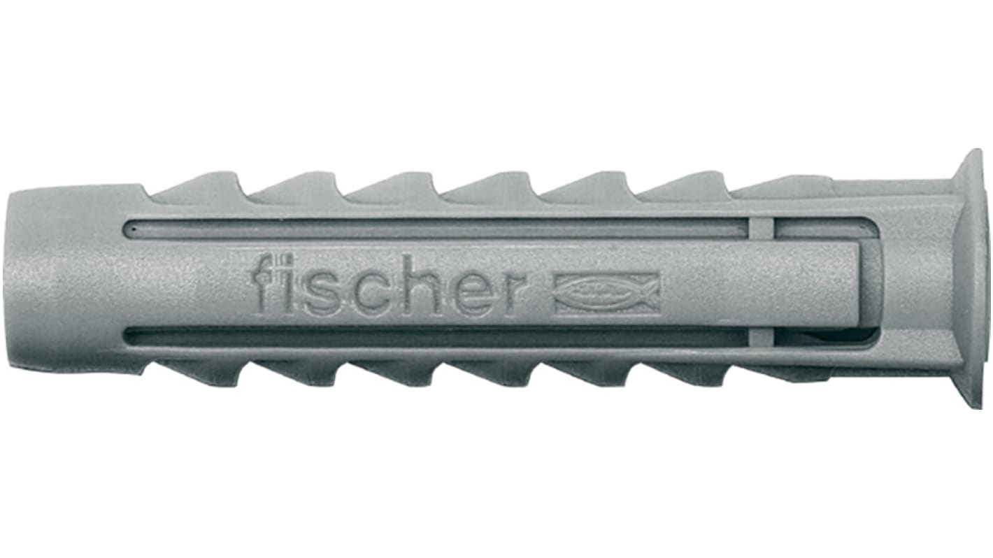 Fischer Fixings Nylon Wall Plug 40mm, 8mm Fixing Hole