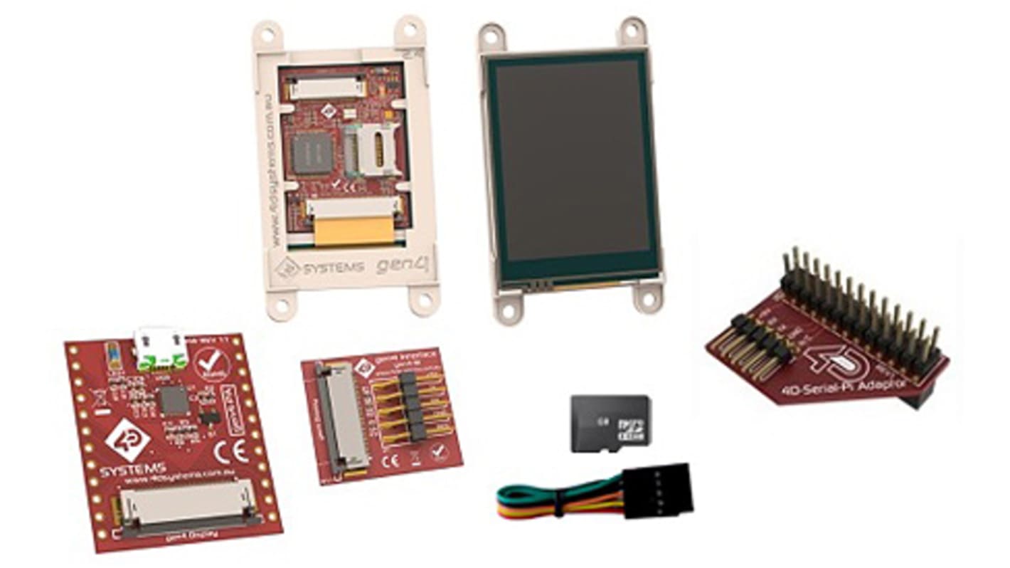 Ekran do Raspberry Pi 2.4in 4D Systems Gen4 Diablo16 Rezystancyjny ekran dotykowy