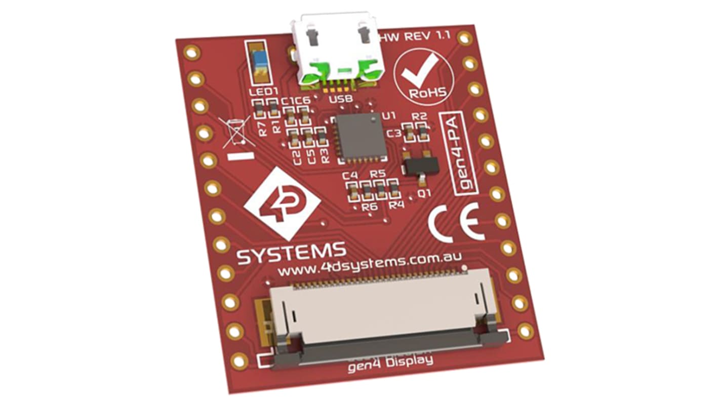 4D Systems gen4-PA, Adapterkort