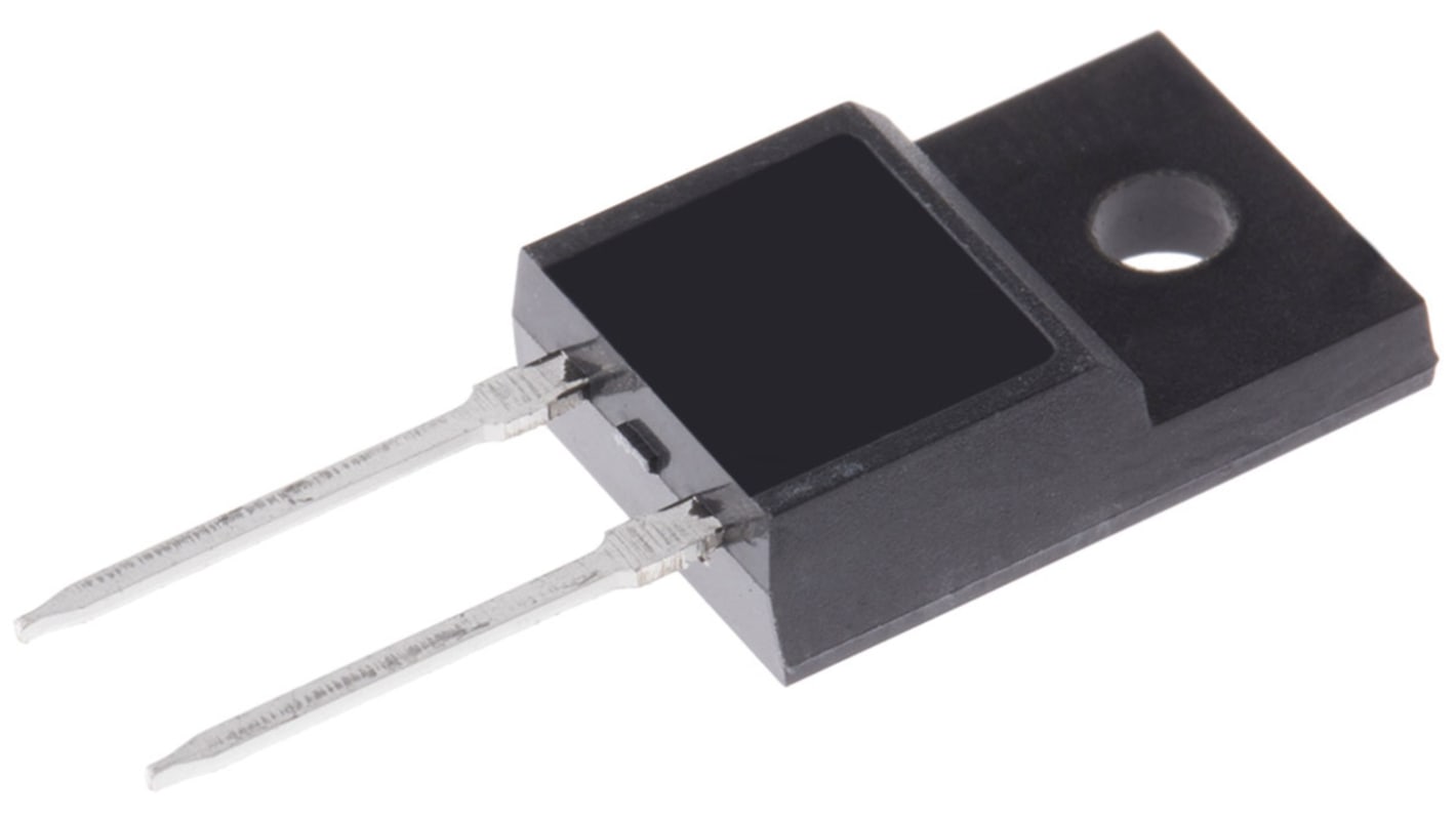 STMicroelectronics THT Diode , 600V / 15A, 2-Pin TO-220FPAC