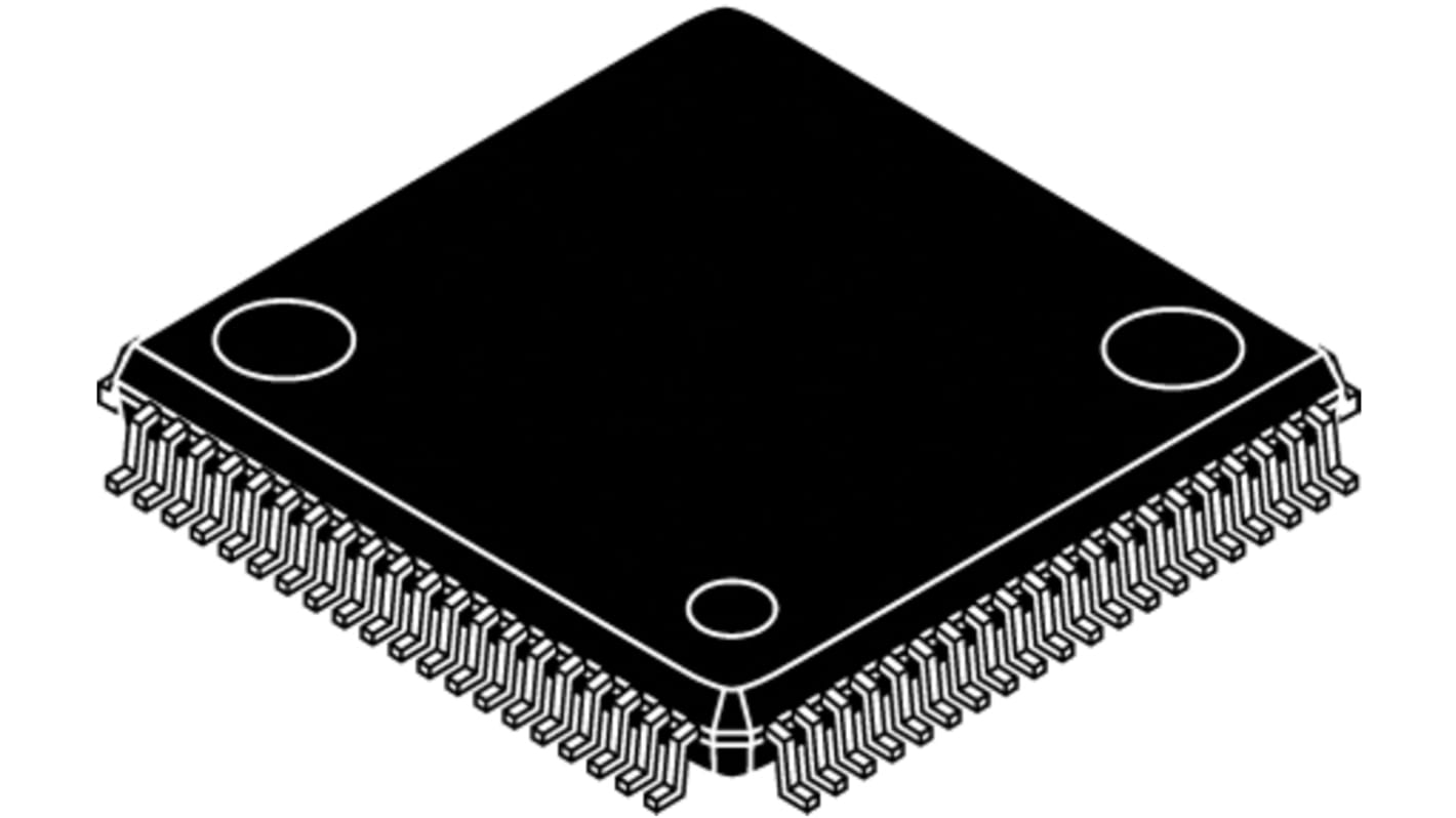 Infineon SAK-C164CI-LM CA+, 16bit C166 Microcontroller, XC166, 25MHz ROMLess, 80-Pin MQFP