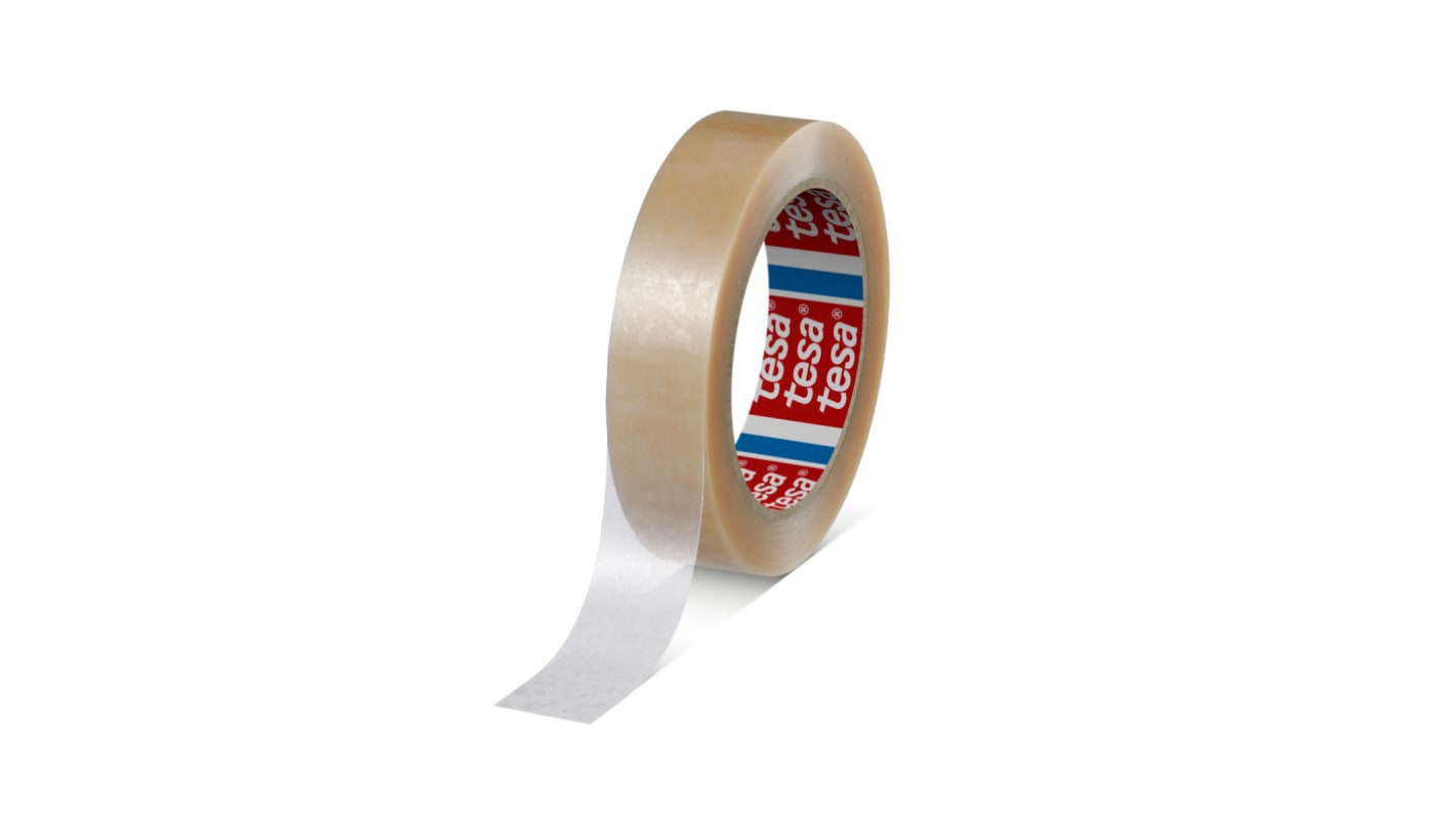 Tesa 4104 Transparent Packing Tape, 66m x 25mm