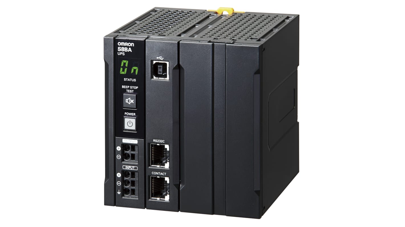 S8BA-24D24D120LF | オムロン 24V dc 120W UPS | RS S8BA-24D24D120LF | オムロン 24V dc 120W UPS | RS