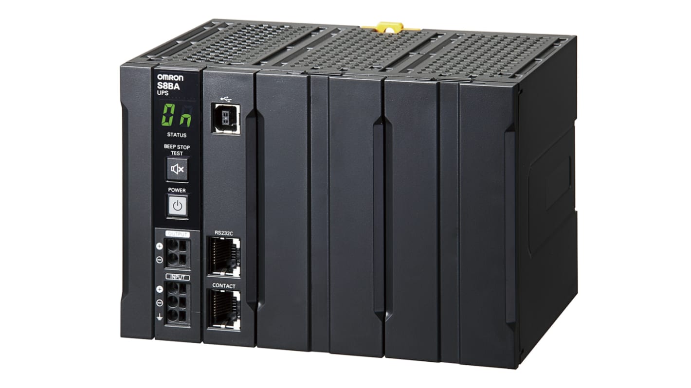 【日本未発売】 S8BA-24D24D240LF | オムロン 24V dc 240W UPS | RS 無停電電源装置
