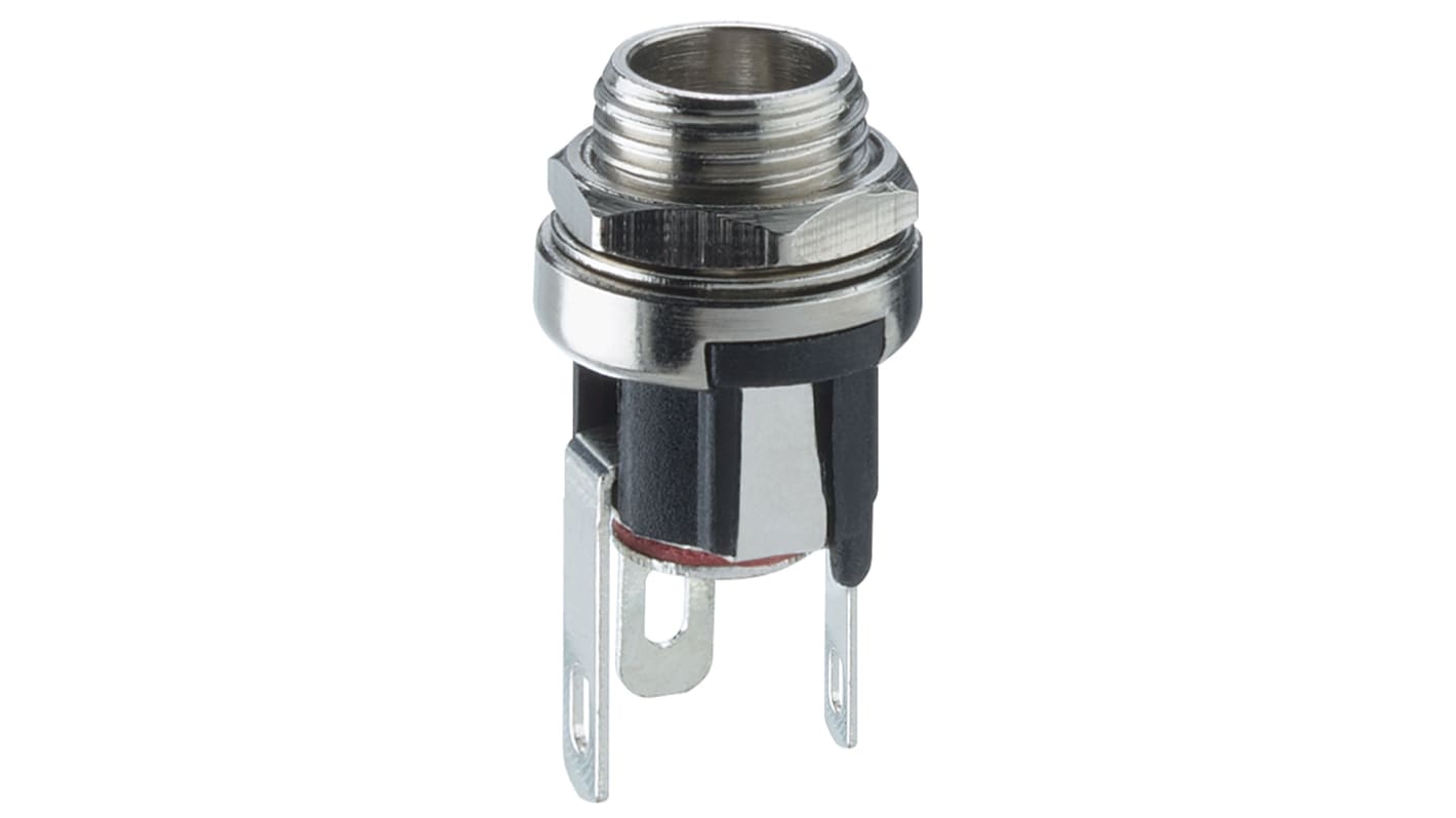 Presa di alimentazione c.c. Lumberg, 12,0 V, 1.0A, Ø pin 2.35mm, Montaggio a pannello