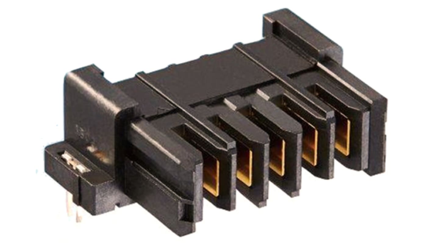 Conector hembra para PCB Ángulo de 90° Hirose serie FunctionMAX FX30B, de 2 vías en 2 filas, paso 7.62mm, 600 V, 16A,