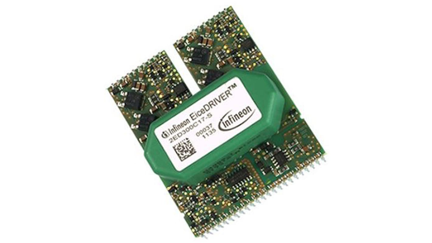 Infineon 半桥MOSFET驱动器, CMOS逻辑, AG-EICE, 2个驱动器, 45针, 贴片安装, 16V电源, 30 A输出