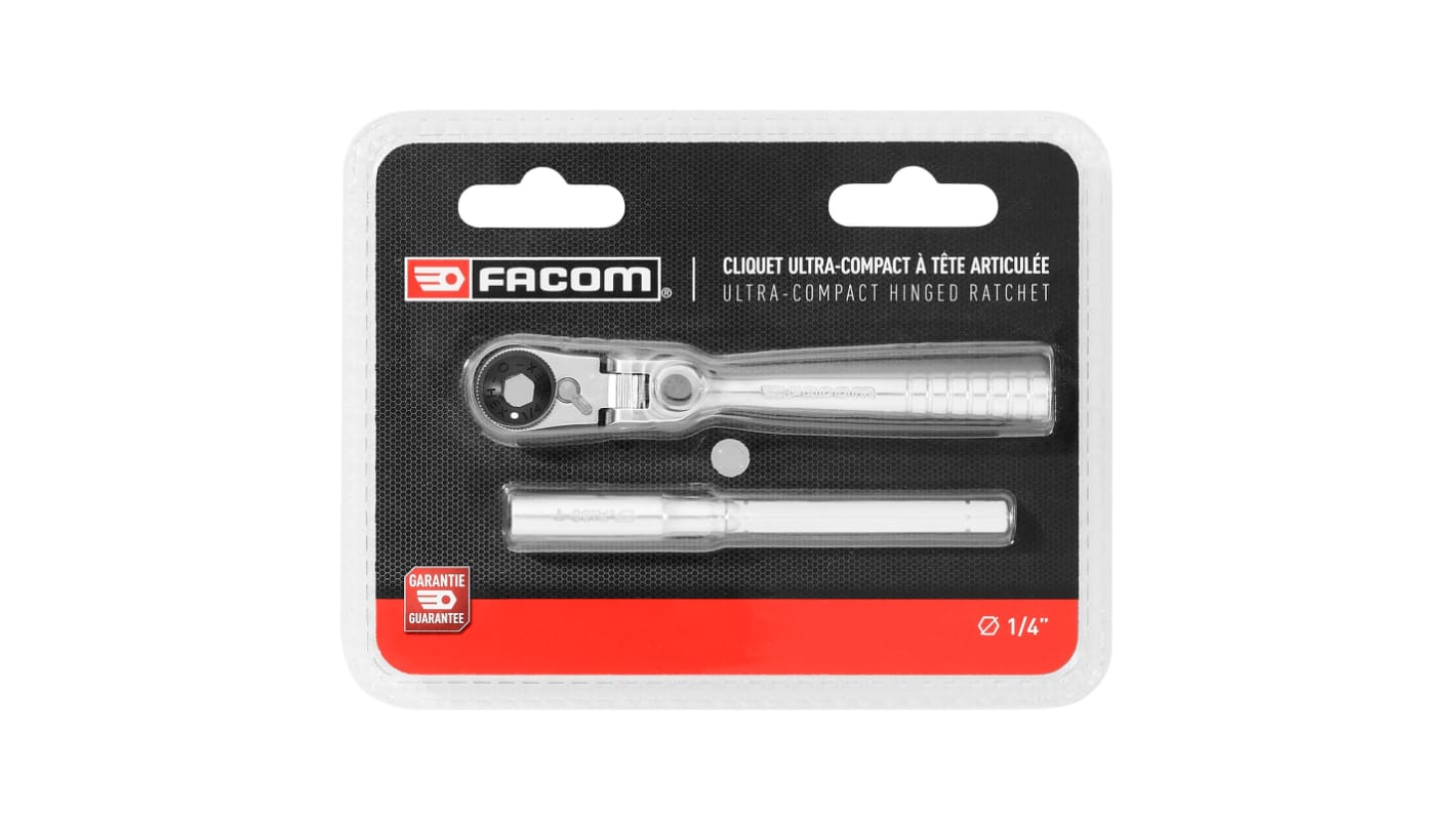 Facom ラチェット 1/4インチ チューブ クロームバナジウム鋼 R Facom ラチェット 1/4インチ チューブ クロームバナジウム鋼 R