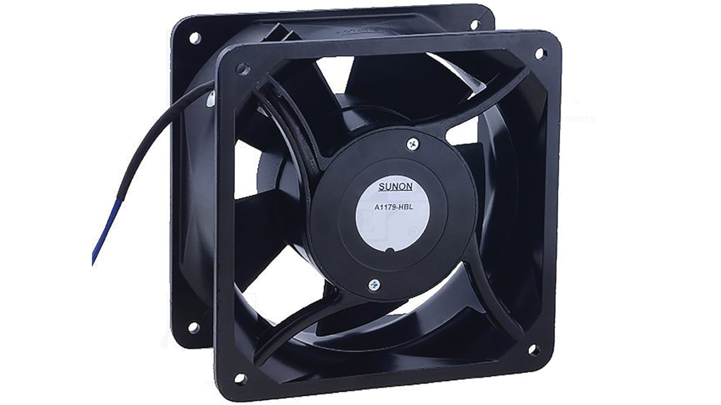 Sunon A Series Axial Fan, 115 V ac, AC Operation, 535.2m³/h, 30W, 270mA Max, 176 x 176 x 89mm