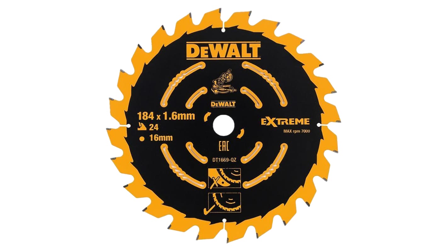 DeWALT 圆锯片, Φ184mm锯条