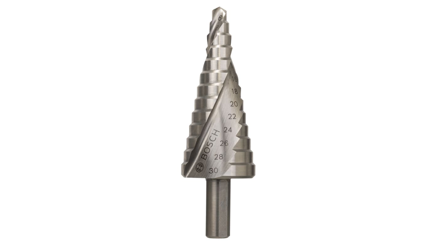 Bosch HSS Step Drill Bit 6mm x 30mm