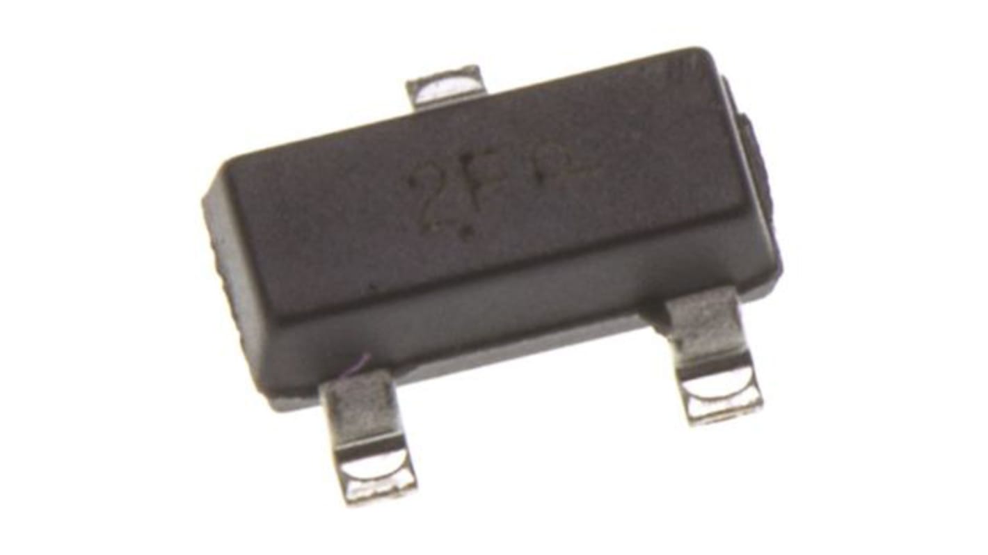 Transistor PNP onsemi, 3 Pin, SOT-23, -600 mA, -60 V, Montaggio superficiale