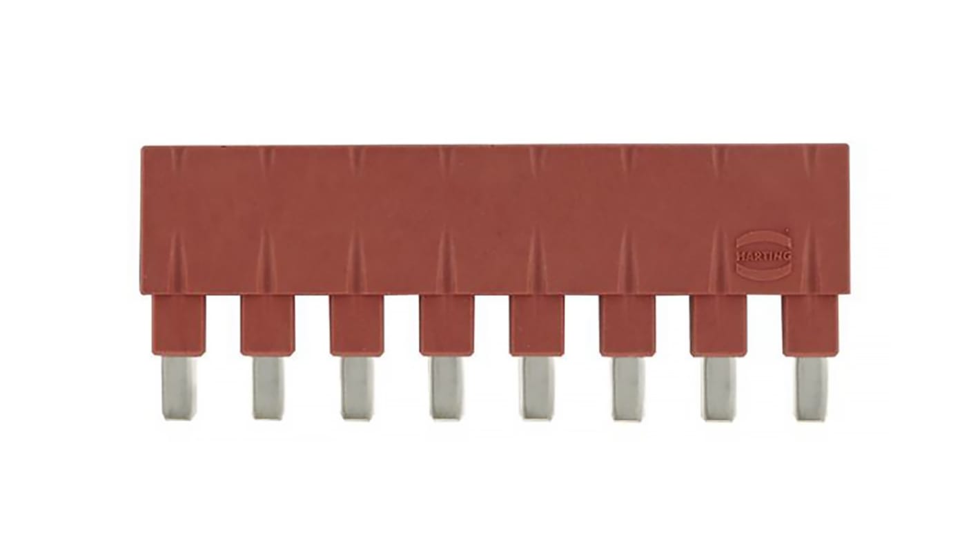 HARTING Plug In Jumper, Han ES Press Series 8 Way, For Use With Han E Series Connector, Han ES Series Connector, Han
