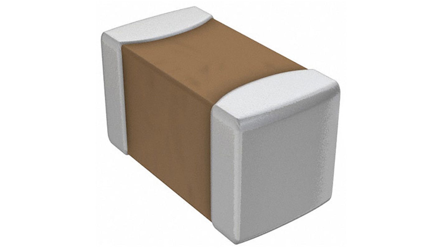 Murata 10pF Multilayer Ceramic Capacitor MLCC, 25V dc V, ±5% , SMD