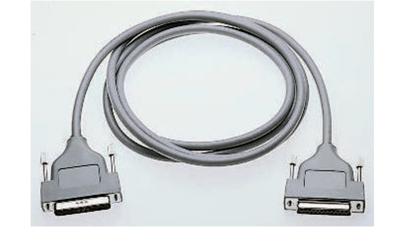 Roline Male 25 Pin D-sub to Male 25 Pin D-sub Serial Cable, 9m