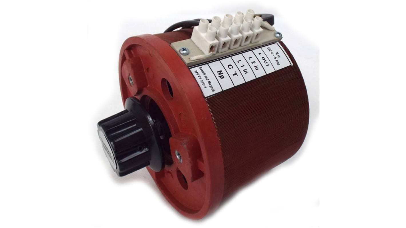 Autotransformator Napięcie pierwotne 240V 4.9kVA 1-fazowy 1-wy. Montaż panelowy