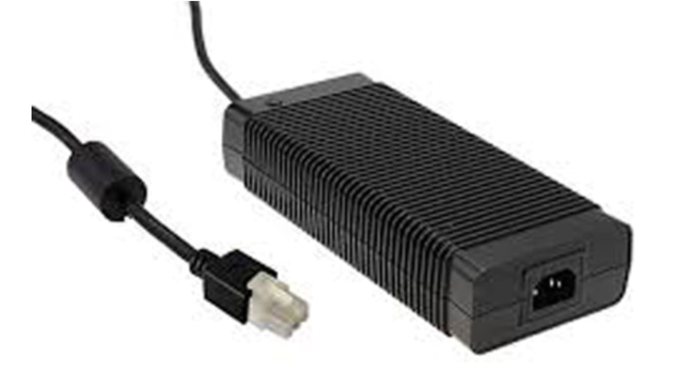 MEAN WELL 252W Power Brick AC/DC Adapter 12V dc Output, 0 → 21A Output