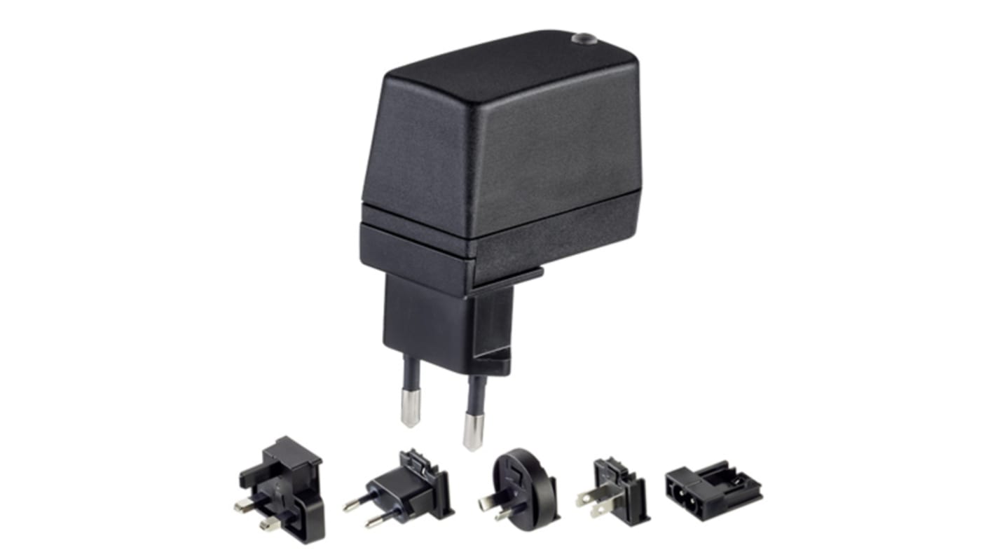 Friwo 7W Plug-In AC/DC Adapter 5V dc Output, 1.4A Output