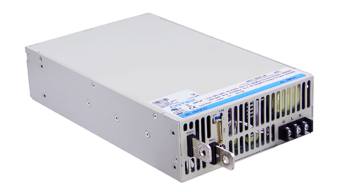COTEK Switching Power Supply, AEK-3000-60, 60V dc, 100A, 3kW, 1 Output, 100 → 230V ac Input Voltage