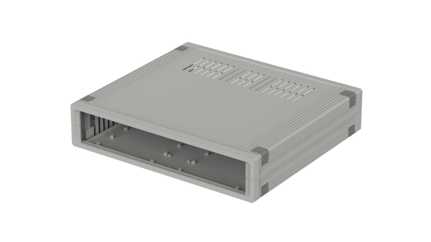Caja Bopla de ABS Gris, ventilada, 290.9 x 258.9 x 62.2mm, IP40